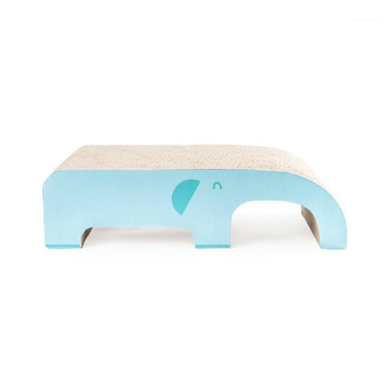 Cat Scratch Board Elephant Shape Cat Toy Durable Pet Scratcher Corrugated Paper Pad Bed Mat Claw Grinder Sofa Toy1
