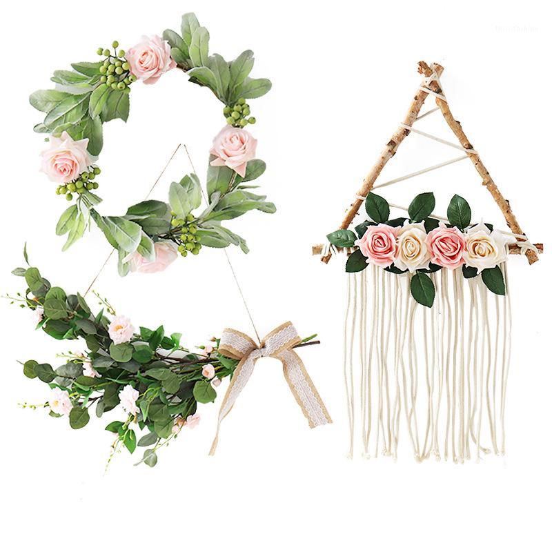 New Rose Hoop Wreath Door Decoration Wood Wall Hanging Home Floral Decoration Wedding Banquet Artificial Flowers Pendant Garland1
New Rose Hoop Wreath Door Decoration Wood Wall Hanging Home Floral Decoration Wedding Banquet Artificial Flowers Pendant Garland1