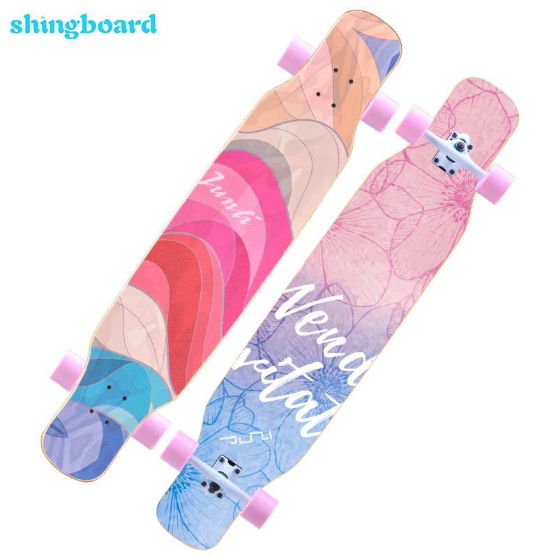 Maple Longboard Road Skateboard Four-Wheel Professional Adult Mobility Scooter Double Rocker Dancing Board Outdoor
Maple Longboard Road Skateboard Four-Wheel Professional Adult Mobility Scooter Double Rocker Dancing Board Outdoor