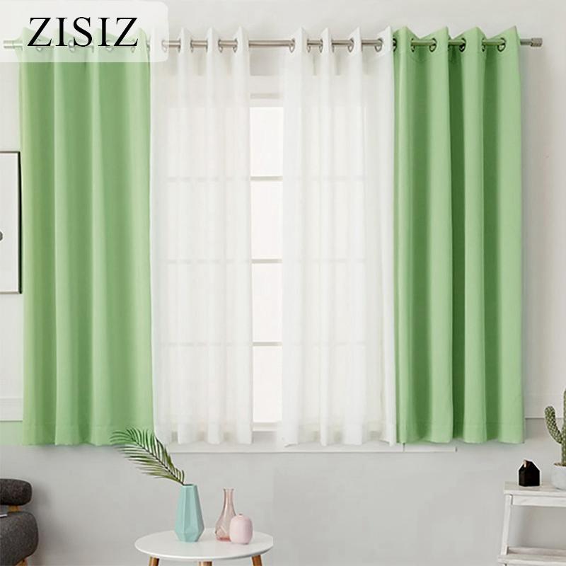 ZISIZ Blackout Short Curtains for Kitchen New Year's Curtains Fabric Home Decoration Treatments for Bedroom Living Room
ZISIZ Blackout Short Curtains for Kitchen New Year's Curtains Fabric Home Decoration Treatments for Bedroom Living Room