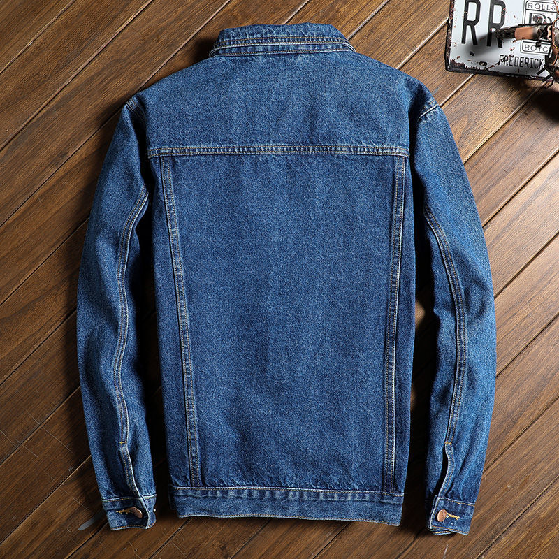 Plus size 5XL Solid Turn-down Collar Jean Jacket for Women Loose Casual Blue Fashion Women Coats Female outwear Denim Feminine 201109