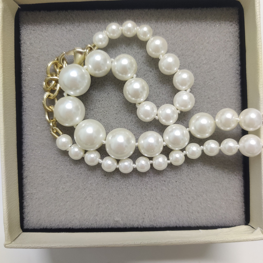 Designer Chain Necklace New Product Elegant Pearl Necklaces Wild Fashion Woman Necklace Exquisite Jewelry Supply linkB
Designer Chain Necklace New Product Elegant Pearl Necklaces Wild Fashion Woman Necklace Exquisite Jewelry Supply linkB