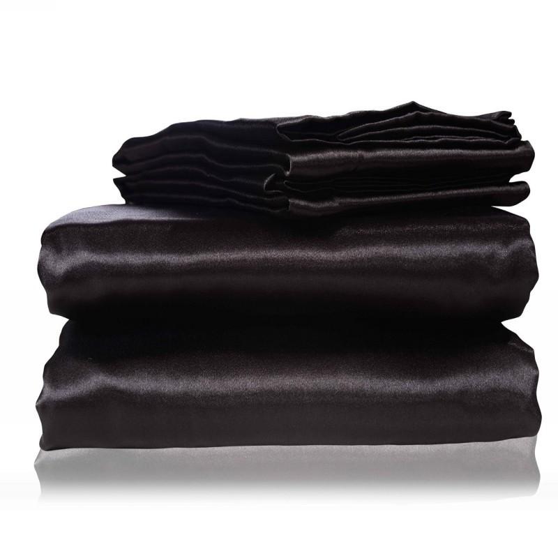 100% pure satin silk bedding set,Home Textile King size bed set,bedclothes,duvet cover flat sheet pillowcases Wholesale, Black
100% pure satin silk bedding set,Home Textile King size bed set,bedclothes,duvet cover flat sheet pillowcases Wholesale, Black