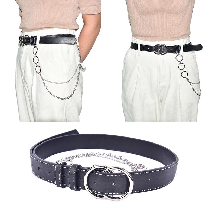 New Fashion Punk Pants Trousers Double Buckle PU Leather Wasit Belt For Women Jeans Dress Cinturones Belts Para Mujer 100cm 2020, Black
New Fashion Punk Pants Trousers Double Buckle PU Leather Wasit Belt For Women Jeans Dress Cinturones Belts Para Mujer 100cm 2020, Black