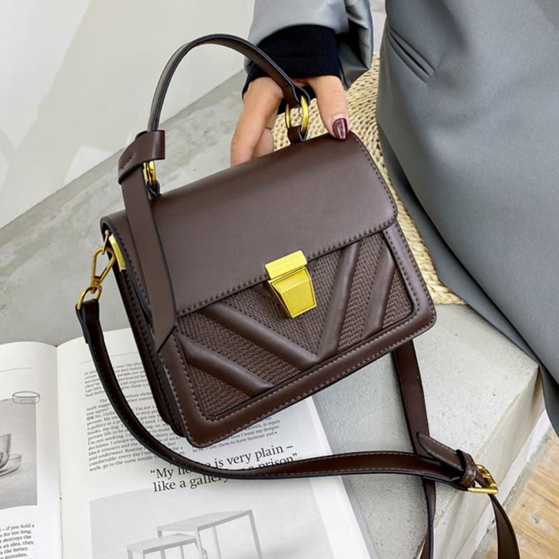 Solid Color Flap Bag PU Leather Shoulder Bags For Women 2021 Winter Fashion Lock Female Crossbody Bag High Quality Brand Handbag, Beige
Solid Color Flap Bag PU Leather Shoulder Bags For Women 2021 Winter Fashion Lock Female Crossbody Bag High Quality Brand Handbag, Beige