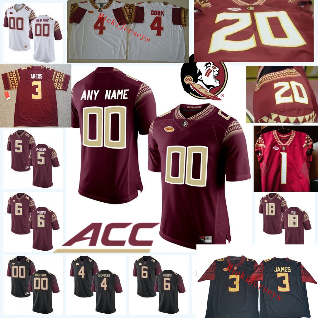 Florida State Seminoles Football Cam Akers Alex Hornibrook Charlie Ward Warrick Dunn Bobby Bowden Anquan Boldin Dalvin Cook FSU Jersey, Black
Florida State Seminoles Football Cam Akers Alex Hornibrook Charlie Ward Warrick Dunn Bobby Bowden Anquan Boldin Dalvin Cook FSU Jersey, Black