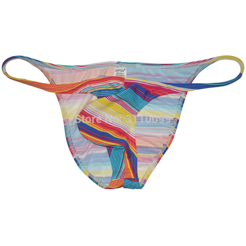 Mens Bulge Cheeky Briefs Underwear Brazilian Pucker Bikini Polychrome 201112