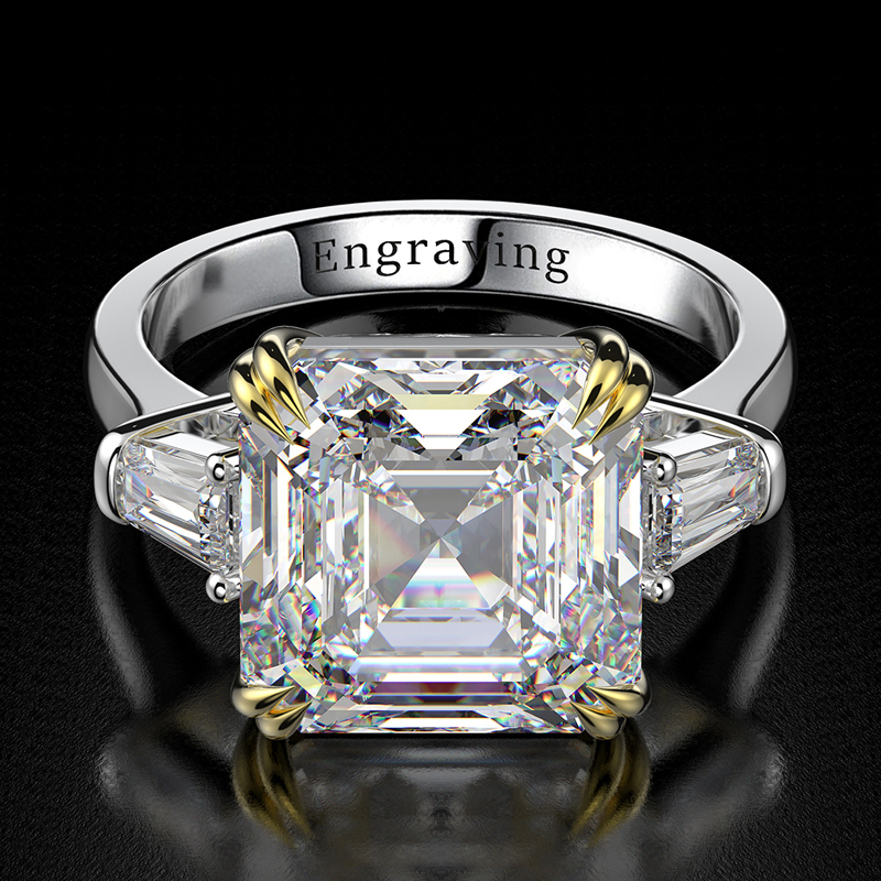 OEVAS 100% 925 Sterling Silver Created Citrine Diamonds Gemstone Wedding Engagement Ring Fine Jewelry Gift Wholesale 220217
