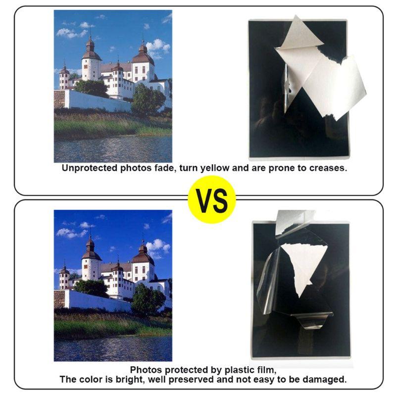 10/50/100pcs A4 Thermal Laminating Film for Photo Files Card Picture Lamination
10/50/100pcs A4 Thermal Laminating Film for Photo Files Card Picture Lamination