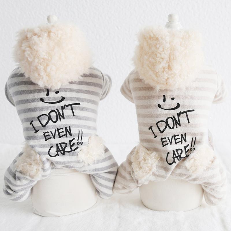 2019 Hot Sale Limited Solid Full-striped Styles Dog Clothes Fashion Hooded Four-legged Pet Suits Grey Colors Casual Warm Coat1, White
2019 Hot Sale Limited Solid Full-striped Styles Dog Clothes Fashion Hooded Four-legged Pet Suits Grey Colors Casual Warm Coat1, White