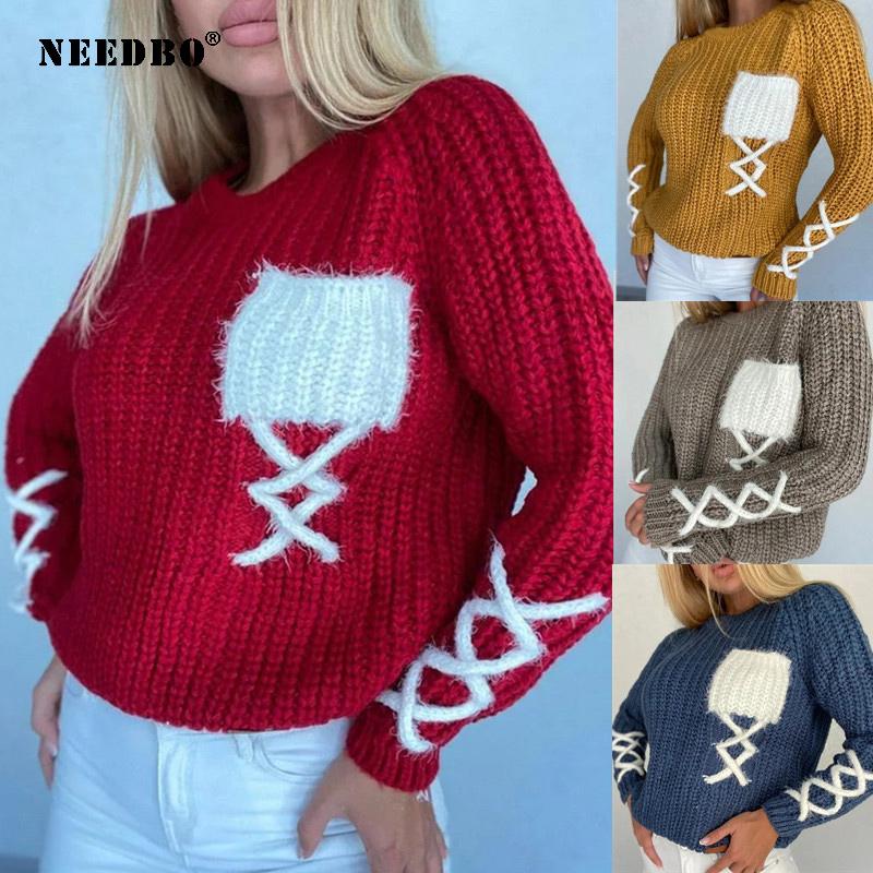 Fashio Novel Knit Sweater Women Oversize Pullover Patchwork Long Sleeve Women Sweater Autumn Winter Sweaters Streetwear Tops, Khaki
Fashio Novel Knit Sweater Women Oversize Pullover Patchwork Long Sleeve Women Sweater Autumn Winter Sweaters Streetwear Tops, Khaki