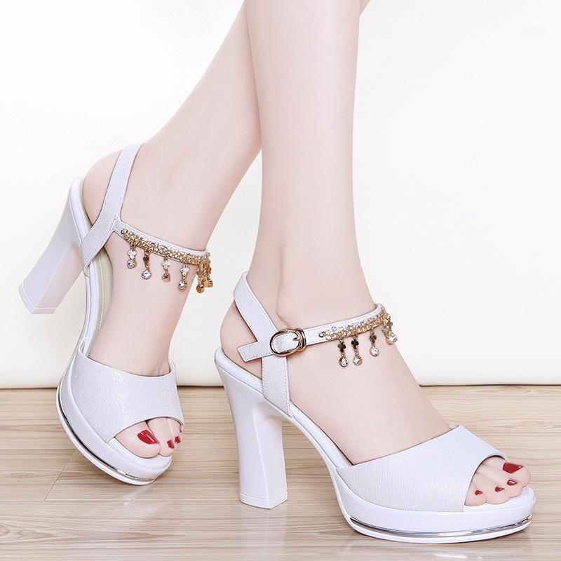 Summer fashion ladies sandals 2021 casual new high-heeled fish mouth buckle with waterproof platform casual sandals1, Pink
Summer fashion ladies sandals 2021 casual new high-heeled fish mouth buckle with waterproof platform casual sandals1, Pink