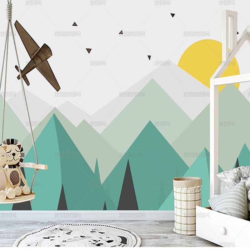 Nordic abstract wallpaper contrast color line geometry mountain wallpaper mural porch bedroom TV living room mural, Silk cloth
Nordic abstract wallpaper contrast color line geometry mountain wallpaper mural porch bedroom TV living room mural, Silk cloth