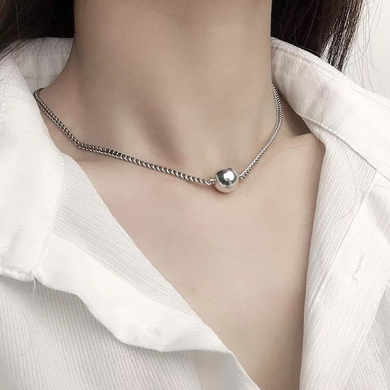 ModaOne Vintage Round Beads Ball Thai Silver Color Clavicle Chain Necklace For Women Girls Simple Retro Trendy Jewelry Gifts
ModaOne Vintage Round Beads Ball Thai Silver Color Clavicle Chain Necklace For Women Girls Simple Retro Trendy Jewelry Gifts