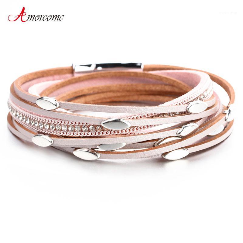 Amorcome Leather Bracelets For Women Bracelets & Bangles Leaf Charm Boho Multi Layers Wrap Bracelet Femme Jewelry Gift1
Amorcome Leather Bracelets For Women Bracelets & Bangles Leaf Charm Boho Multi Layers Wrap Bracelet Femme Jewelry Gift1