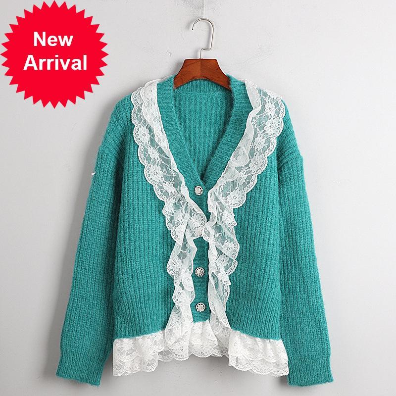 2021 New Design of the Feminine Fashion Label Rent Retail Black Coarse Point Winter Sweater Sweet College Style Loosely Cardigan Wib1, Green
2021 New Design of the Feminine Fashion Label Rent Retail Black Coarse Point Winter Sweater Sweet College Style Loosely Cardigan Wib1, Green