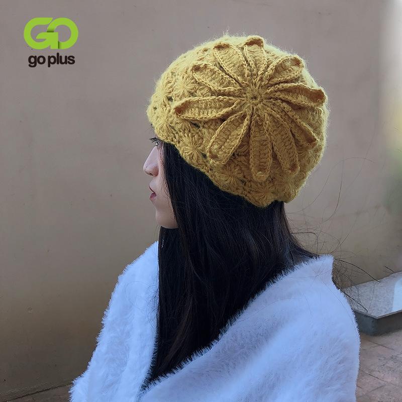 GOPLUS Hat Winter Women's Beanies Casual Solid Balck Flower Hats Womans Gorros Mujer Invierno Boinas Para Mujer Chapeau Femme, White
GOPLUS Hat Winter Women's Beanies Casual Solid Balck Flower Hats Womans Gorros Mujer Invierno Boinas Para Mujer Chapeau Femme, White