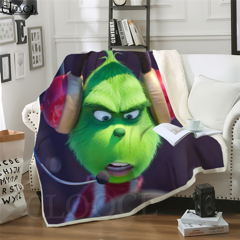 CLOOCL Movie Grinch Stole Christ The Grinch 3D Print Hip-hop Style Conditioning Blanket Sofa Teens Bedding Throw Blankets Plush Quilt
CLOOCL Movie Grinch Stole Christ The Grinch 3D Print Hip-hop Style Conditioning Blanket Sofa Teens Bedding Throw Blankets Plush Quilt