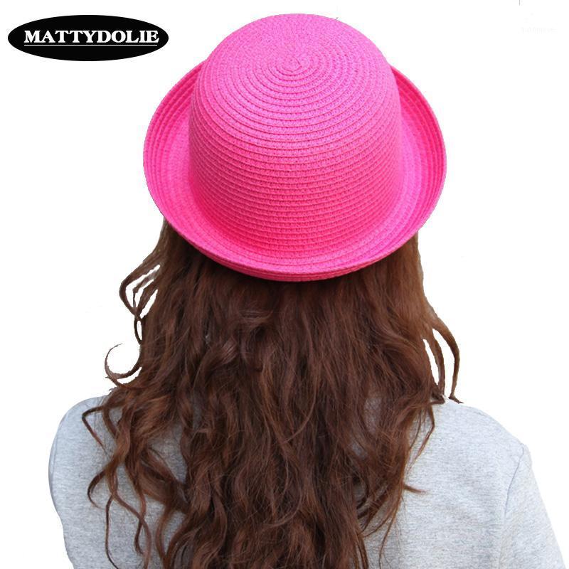 MATTYDOLIE Straw hat girl boy summer dome curling beach children Panama hat solid color man woman sun folding1, Black
MATTYDOLIE Straw hat girl boy summer dome curling beach children Panama hat solid color man woman sun folding1, Black