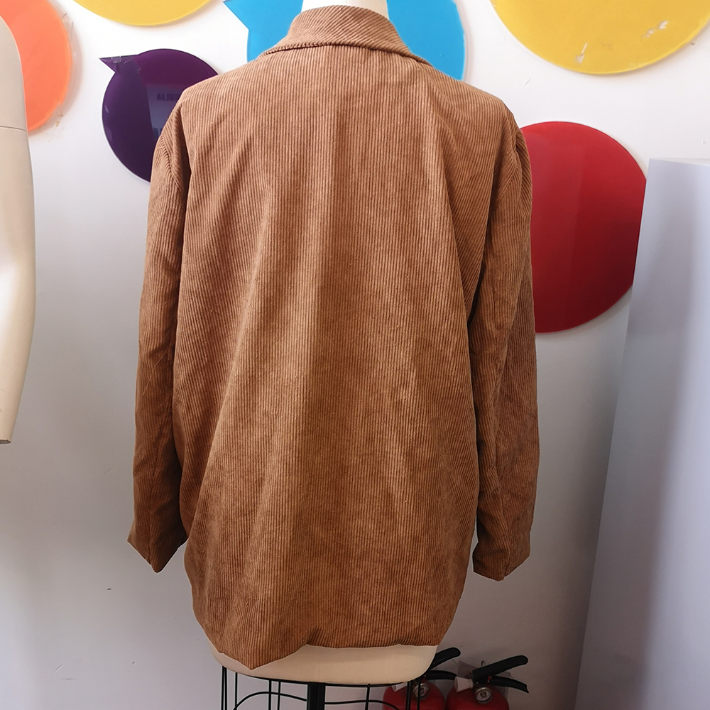 cool men corduroy jacket coat elegant man autumn winter casual coats single breasted business men plain jackets male clothing 201127
