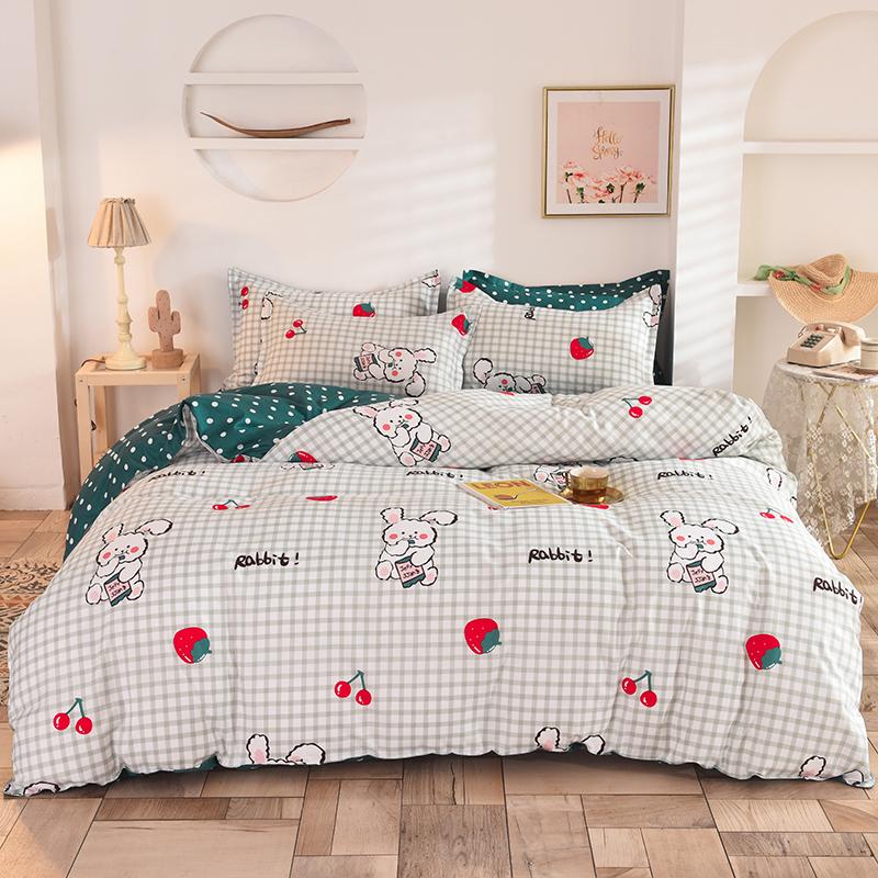 Cute cartoon bedding set Home single/Double bed-Christmas gift bed sheet pillowcase & duvet cover set, S14
Cute cartoon bedding set Home single/Double bed-Christmas gift bed sheet pillowcase & duvet cover set, S14