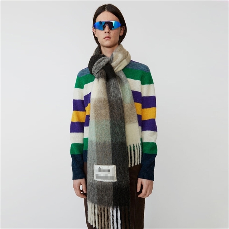 Sacrf Brand Cashmere Winter Scarf Designer Acne Blanket Scarves Women Type Colour Chequered Tassel Imitated Y201007
Sacrf Brand Cashmere Winter Scarf Designer Acne Blanket Scarves Women Type Colour Chequered Tassel Imitated Y201007