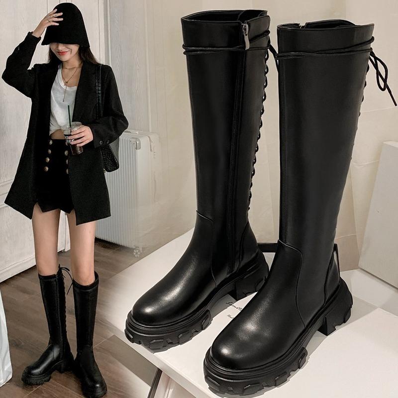 Knee High Boots Platform Winter Boots Women Long Winter Shoes Women Sock Over The Knee Lace Long Tall, Black
Knee High Boots Platform Winter Boots Women Long Winter Shoes Women Sock Over The Knee Lace Long Tall, Black