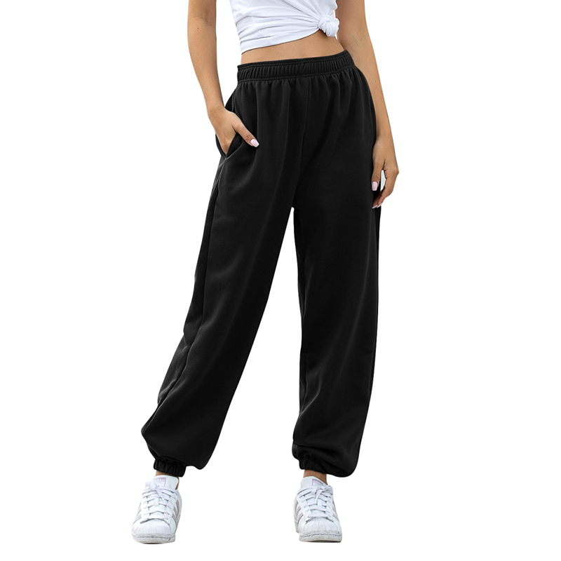Solid High Waist Clothes Fashion Casual Streetwear Pencil Plus Size Loose Sweat Pants Joggers Women 201228 Z260314