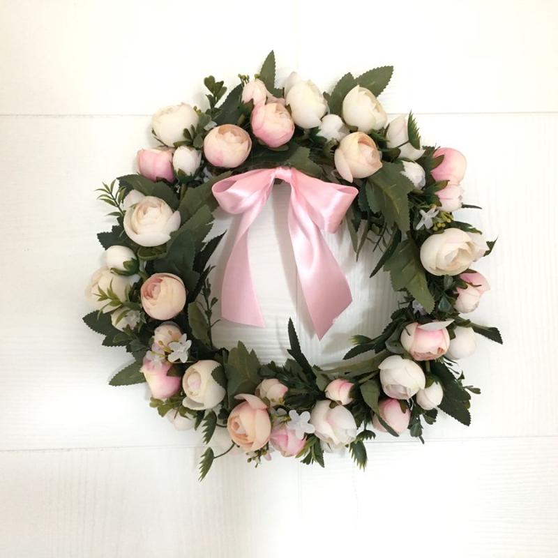 Rose Wreath of Simulation Door Wall Hanger Deco Adornment Handicraft Silk Flowers Wedding Easter Party Deco, Pink
Rose Wreath of Simulation Door Wall Hanger Deco Adornment Handicraft Silk Flowers Wedding Easter Party Deco, Pink
