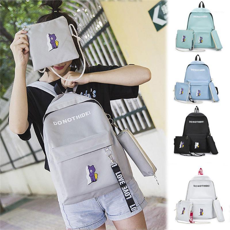 3pcs/Set Backpack Women Canvas Travel Bookbags School Bags for Teenage Girls1, Black
3pcs/Set Backpack Women Canvas Travel Bookbags School Bags for Teenage Girls1, Black