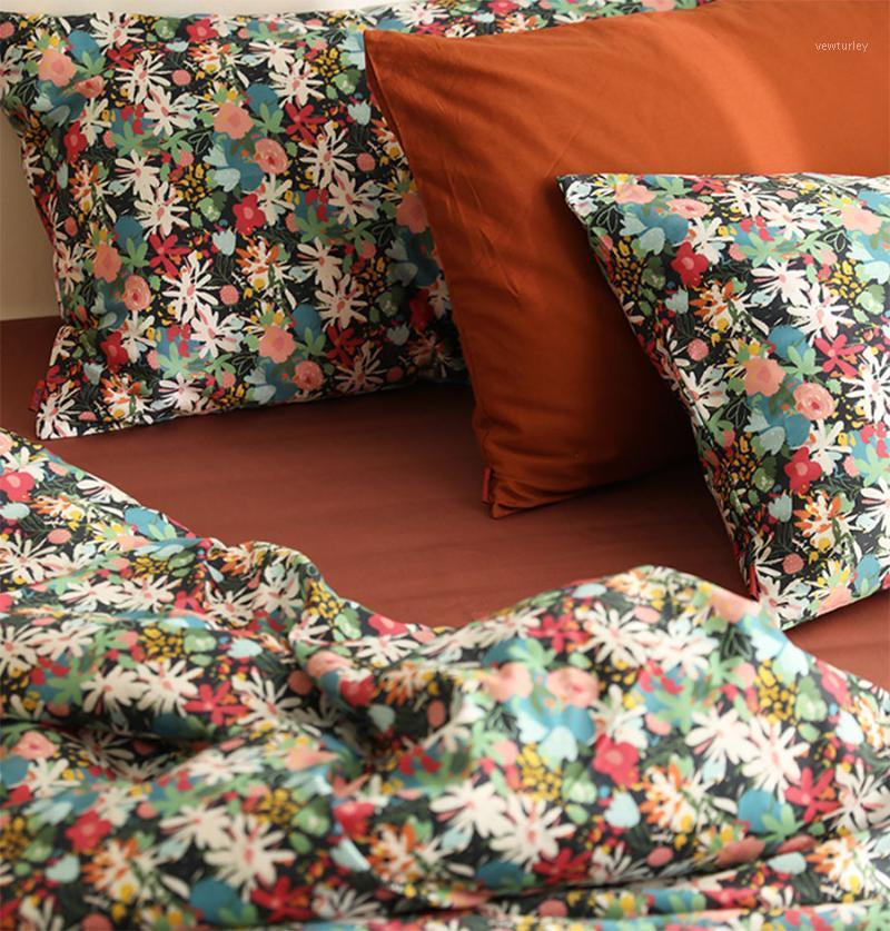 Colorful pastoral flower bedding set,cotton full queen king single double home textile bed sheet pillow case duvet cover1, Picture color
Colorful pastoral flower bedding set,cotton full queen king single double home textile bed sheet pillow case duvet cover1, Picture color