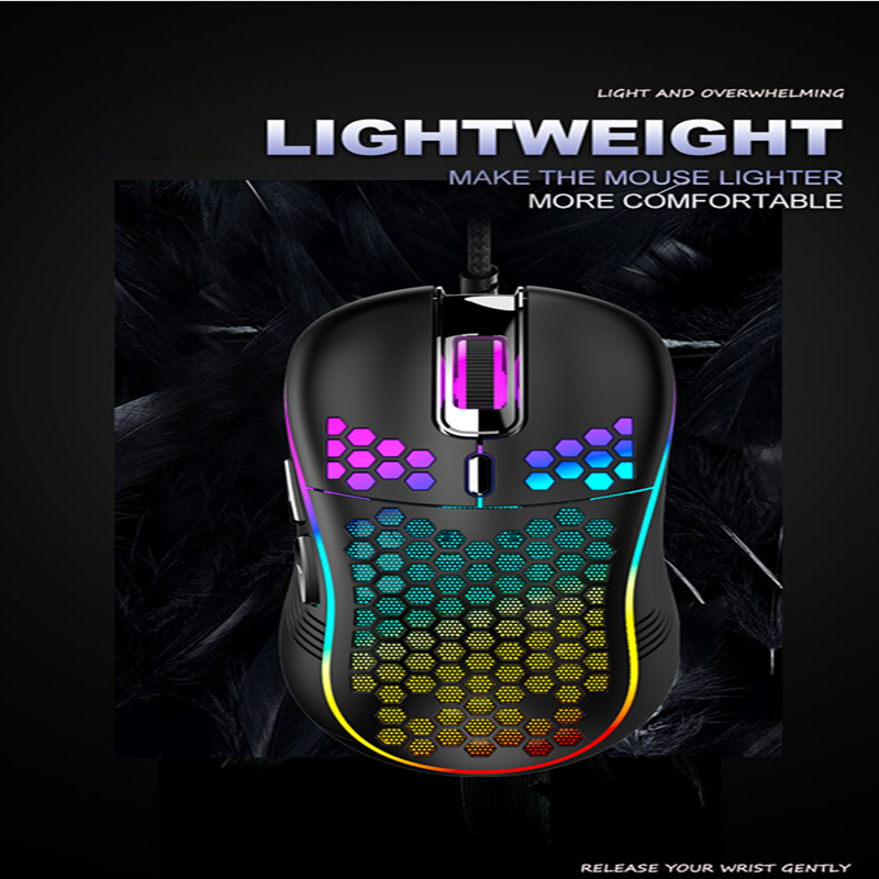 Hot Sale Wired Gaming Mouse 6D LED RGB Backlit Optical Professional Mouse GamerComputer Mice for PC Laptop Games Mic Play CS Games