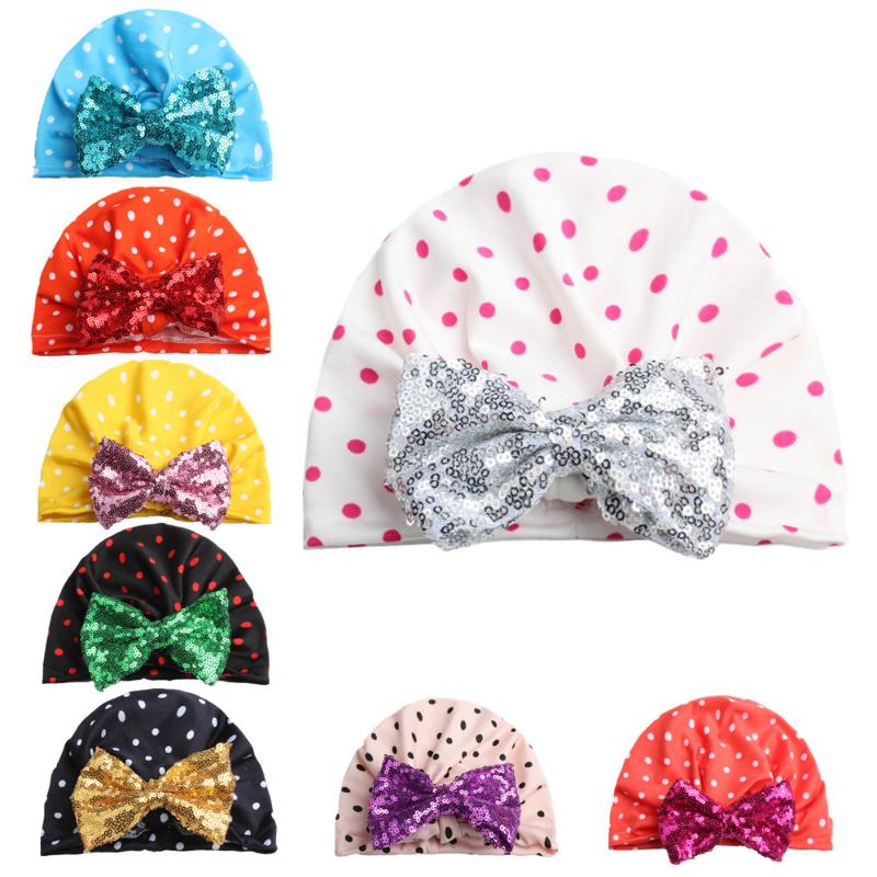 Hot 1pcs 2020 Baby Hats Kids Cotton Cap Shiny Bowknot Knit Children Polka Dots Hats for Kids beanie Hat Gorro Skullies
Hot 1pcs 2020 Baby Hats Kids Cotton Cap Shiny Bowknot Knit Children Polka Dots Hats for Kids beanie Hat Gorro Skullies