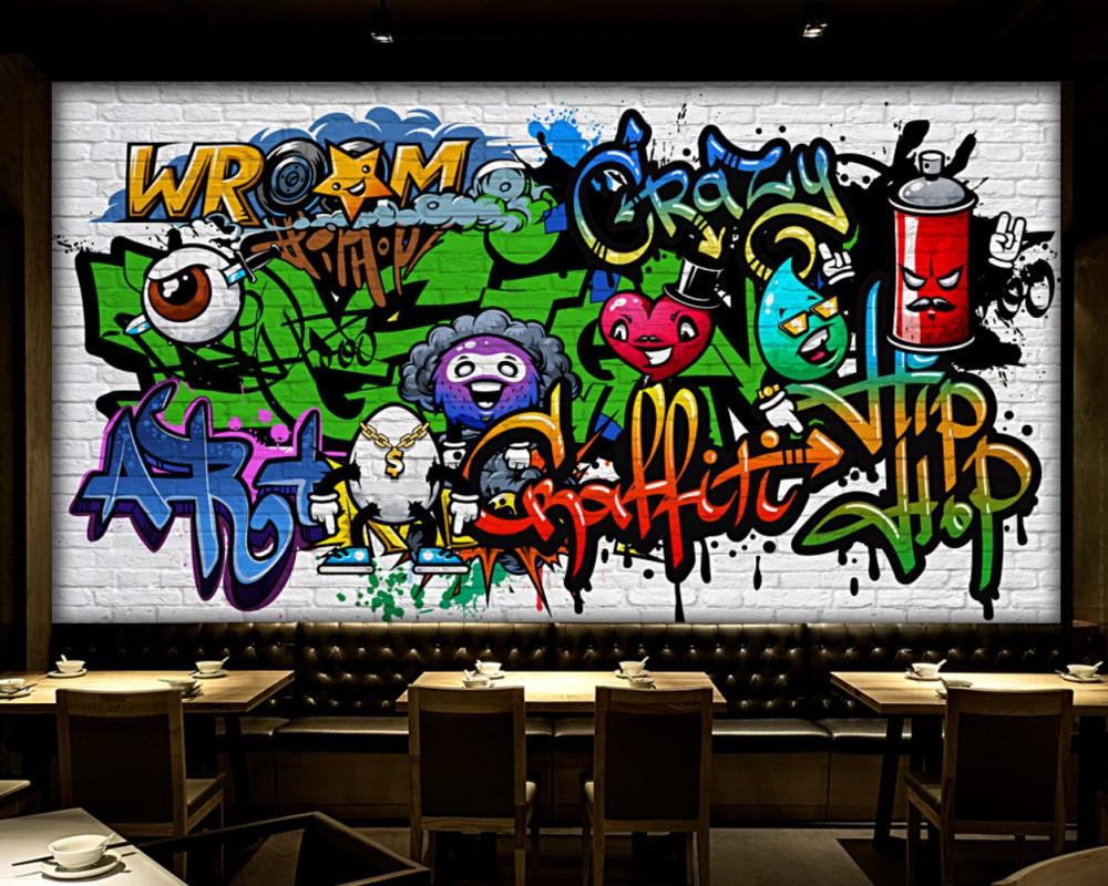 Free Shipping European and American Fashion Street Graffiti KTV Bar Fashion Restaurant Custom 3D Photo Wallpaper Mural, As pic
Free Shipping European and American Fashion Street Graffiti KTV Bar Fashion Restaurant Custom 3D Photo Wallpaper Mural, As pic