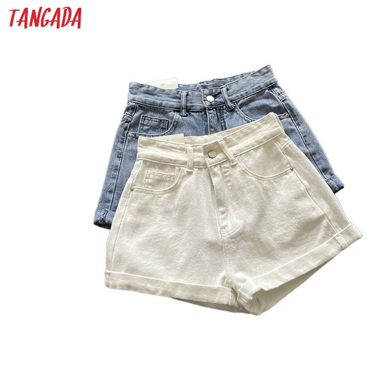 Tangada women elegant summer white denim shorts button pockets female retro basic casual jeans shorts pantalones ASF57 T200701, 8826-white
Tangada women elegant summer white denim shorts button pockets female retro basic casual jeans shorts pantalones ASF57 T200701, 8826-white