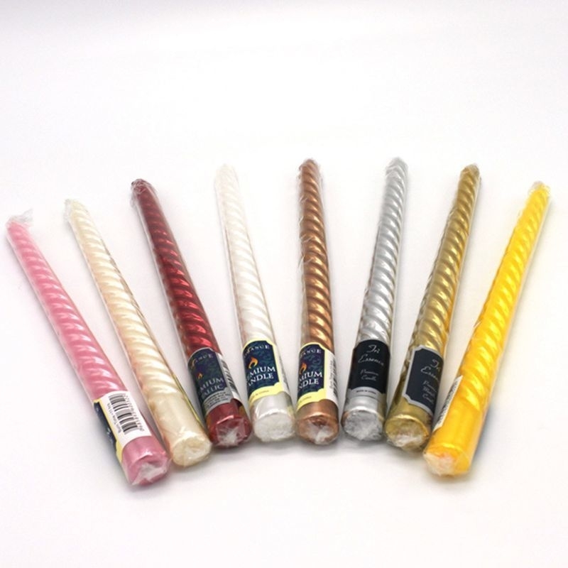 12 Pcs/Set Taper-Spiral Twisted Smokeless Dinner Table Long Candles Wax Y200531
12 Pcs/Set Taper-Spiral Twisted Smokeless Dinner Table Long Candles Wax Y200531