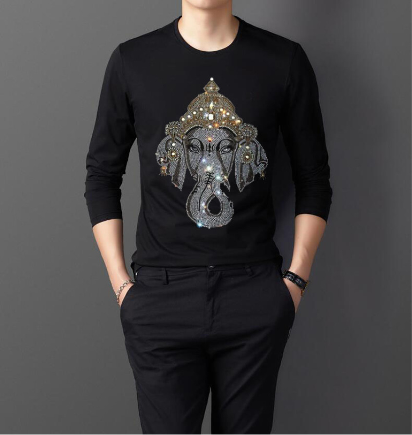 Men's Superior T-shirt Will See Diamond Quality Stone Short Sleeve-neck Hip Hop Gout Ship Kp97, The shown
Men's Superior T-shirt Will See Diamond Quality Stone Short Sleeve-neck Hip Hop Gout Ship Kp97, The shown
