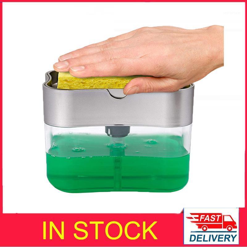 Sponge Soap Dispenser Holder Cleaning Liquid Pump Dispenser Container Manual Press Soap Kitchen Clean Accessories1
Sponge Soap Dispenser Holder Cleaning Liquid Pump Dispenser Container Manual Press Soap Kitchen Clean Accessories1