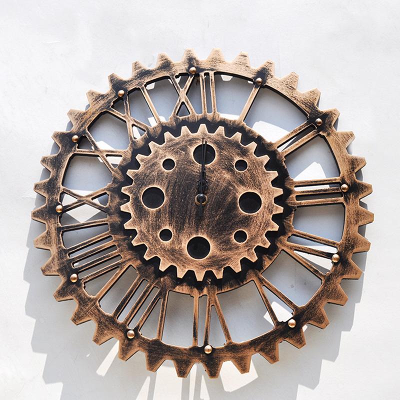Retro Industrial Style Gear Clock Ornament Bar Shop Decor Wall Sticker Hanging Digital Clock Vintage Creative Gear Decorations
Retro Industrial Style Gear Clock Ornament Bar Shop Decor Wall Sticker Hanging Digital Clock Vintage Creative Gear Decorations