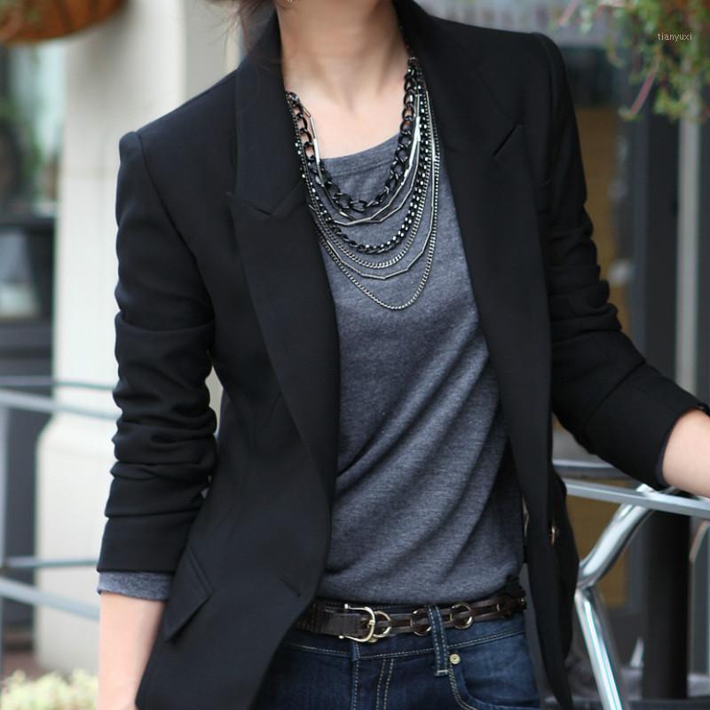 Women' Suits & Blazers 2021 Autumn Women Fashion Black Blazer Plus Size Slim Fitting Office Lady Elegant Clothing Spring Coat -3XL1
Women' Suits & Blazers 2021 Autumn Women Fashion Black Blazer Plus Size Slim Fitting Office Lady Elegant Clothing Spring Coat -3XL1