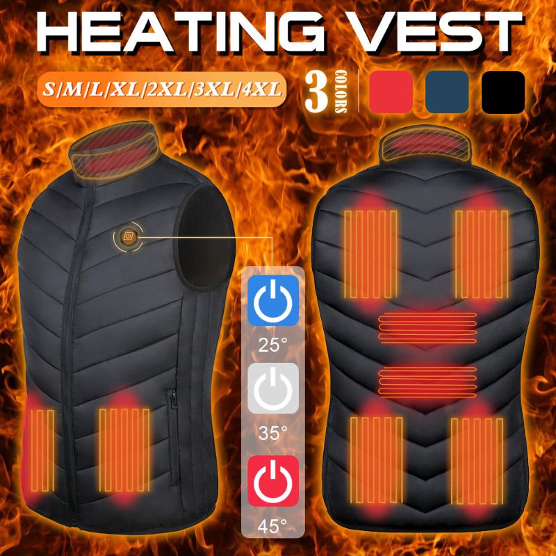 Heated Vest JacketElectrically Heated Sleeveless Jacket Travel Outdoor Waistcoat for Outdoor Motorcycle Riding Hunting Hiking, Black
Heated Vest JacketElectrically Heated Sleeveless Jacket Travel Outdoor Waistcoat for Outdoor Motorcycle Riding Hunting Hiking, Black
