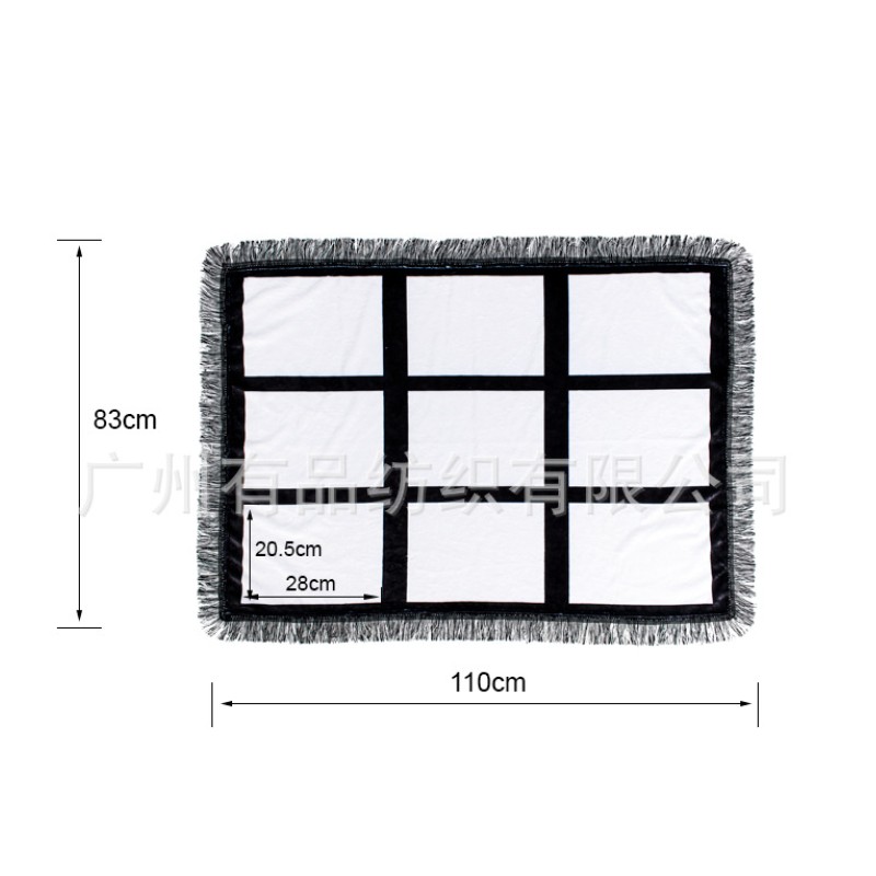 Fashion Blanket Sublimation Blank Rug 83*110cm New Tassels Printing Supplies Woman Man Blankets Sofa Outdoor 26 41yp K2
Fashion Blanket Sublimation Blank Rug 83*110cm New Tassels Printing Supplies Woman Man Blankets Sofa Outdoor 26 41yp K2