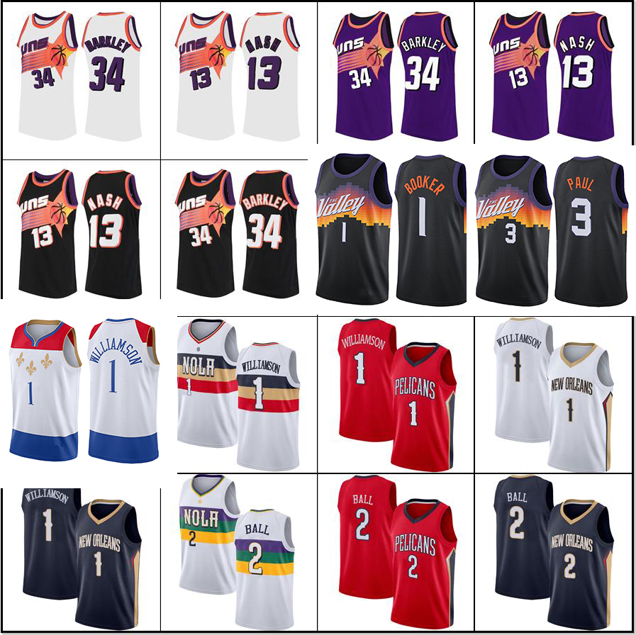 Devin Chris Booker Paul Jerseys Charles Steve Barkley Nash New Zion Orleans Williamson Pelican Lonzo 2 Ball, Jersey
Devin Chris Booker Paul Jerseys Charles Steve Barkley Nash New Zion Orleans Williamson Pelican Lonzo 2 Ball, Jersey