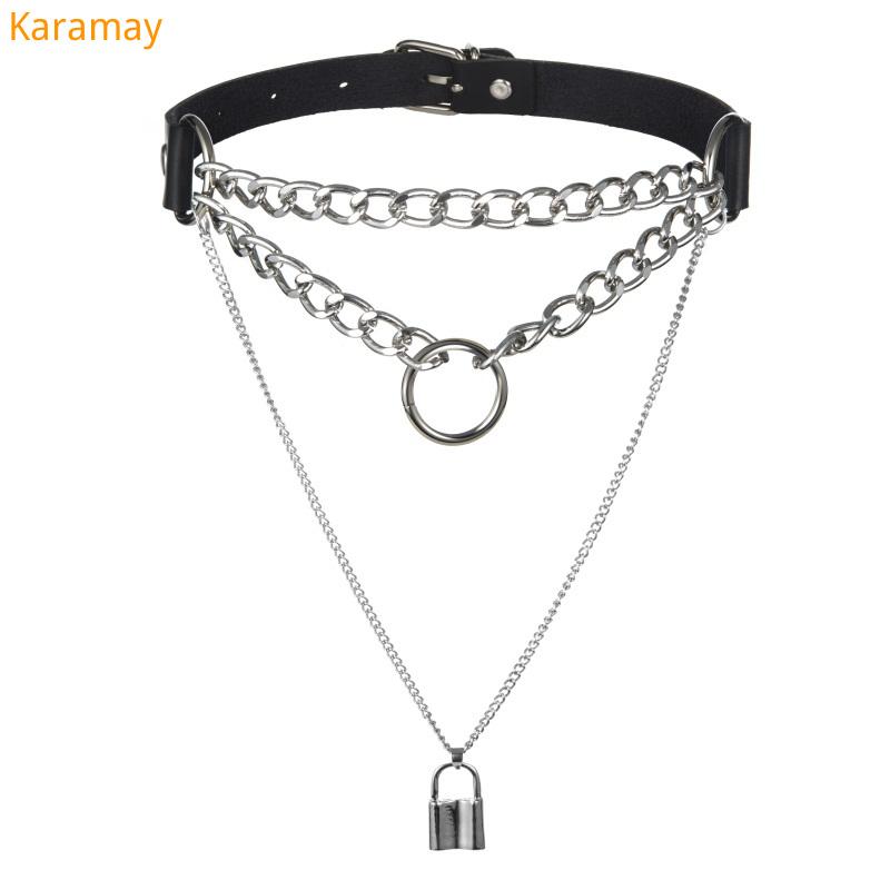 Chokers Egirl Choker Collar Lock Gothic Necklace Punk Goth Jewelry Harajuku Style Black Chocker Emo Grunge Aesthetic Accessories
Chokers Egirl Choker Collar Lock Gothic Necklace Punk Goth Jewelry Harajuku Style Black Chocker Emo Grunge Aesthetic Accessories