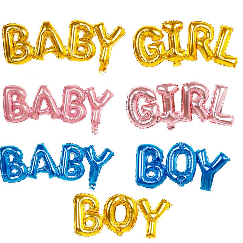 1pc Baby boy girl Letter Foil Ballons Wedding Birthday Party Decorations Kids air globos Baby Shower party supplies Toys
1pc Baby boy girl Letter Foil Ballons Wedding Birthday Party Decorations Kids air globos Baby Shower party supplies Toys