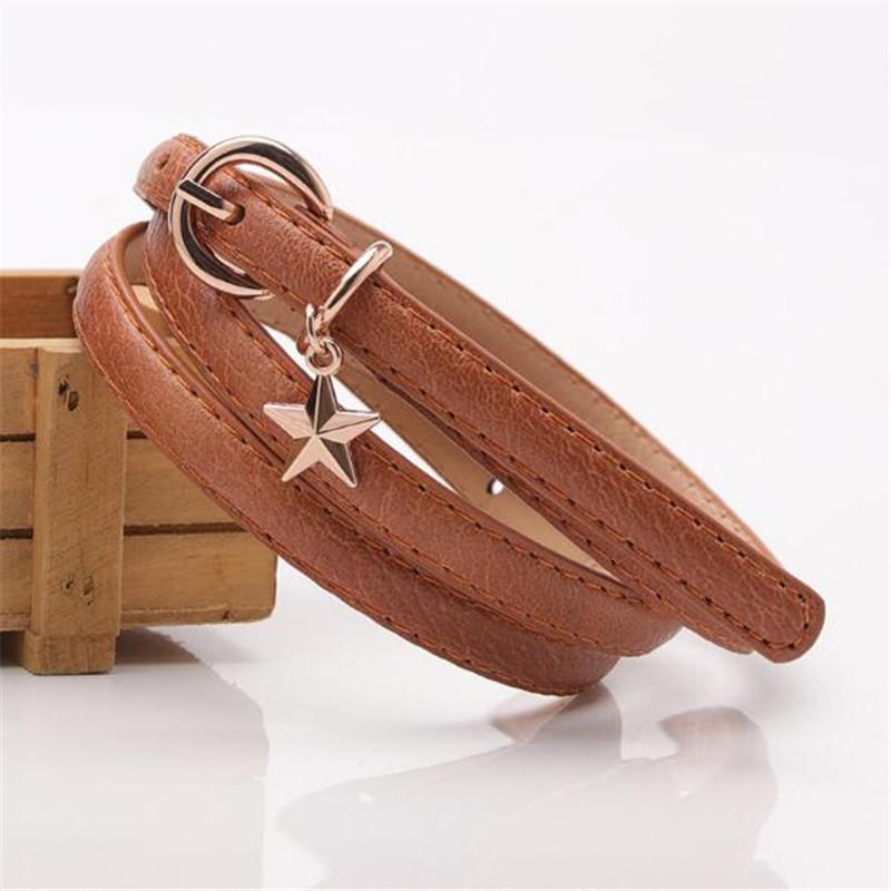 Belts Slim PU Leather 105cm*1.1cm Waistband Women Solid Color Star Female Fashion Lady Metal Buckle Dress Band, Black
Belts Slim PU Leather 105cm*1.1cm Waistband Women Solid Color Star Female Fashion Lady Metal Buckle Dress Band, Black
