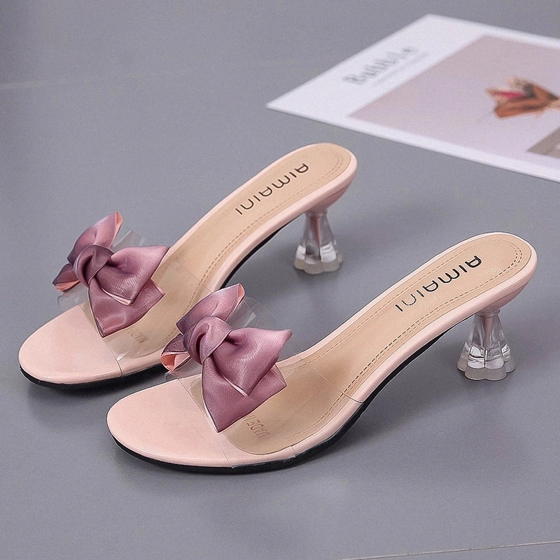 Transparent Slippers Women Shoes Woman Mules Summer New Transparent Bow Knot Clear High Spike Heels Crystal Ladies Shoes Slides #t15L
Transparent Slippers Women Shoes Woman Mules Summer New Transparent Bow Knot Clear High Spike Heels Crystal Ladies Shoes Slides #t15L