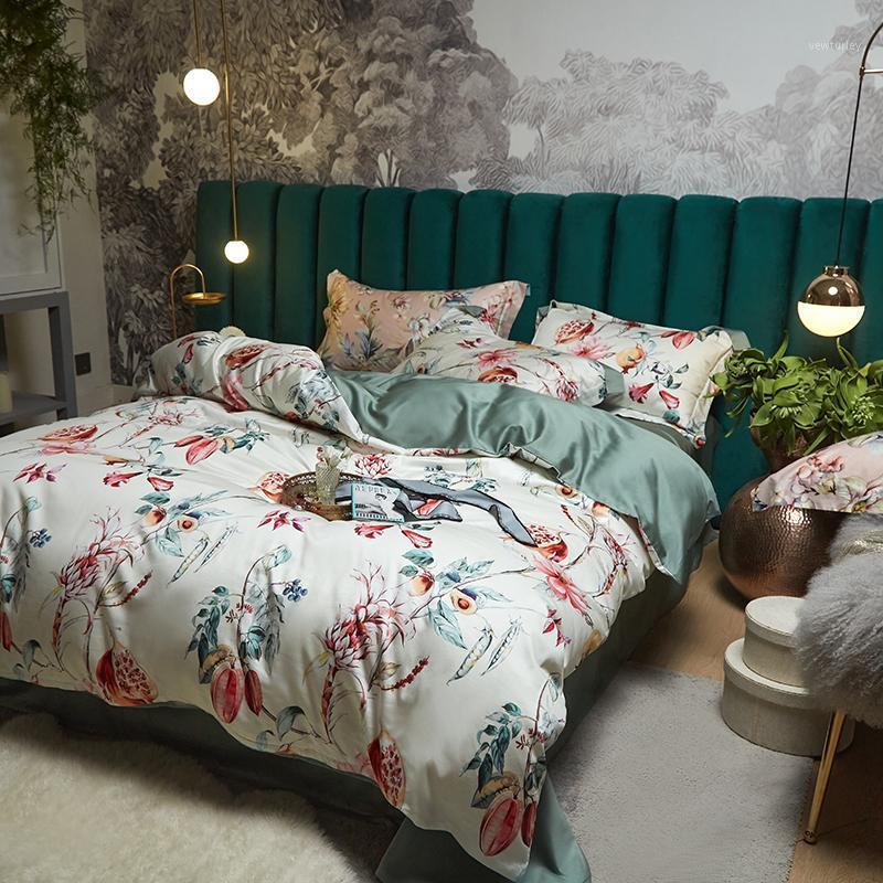 TUTUBIRD-New king size floral bedlinen pastoral style bedclothes pillowcases 100% Egyptian cotton princess bedding sets1, 02
TUTUBIRD-New king size floral bedlinen pastoral style bedclothes pillowcases 100% Egyptian cotton princess bedding sets1, 02