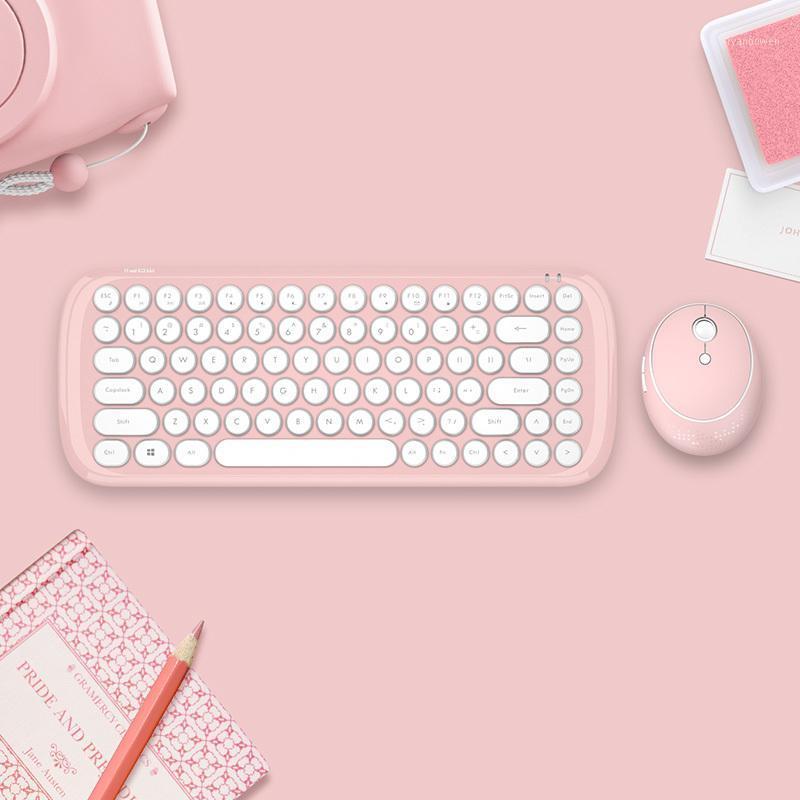 Wireless Keyboard and Mouse Set for Computer Laptop Mac 2.4G USB Cute keyboard Round Button Keycap for Office Home1
Wireless Keyboard and Mouse Set for Computer Laptop Mac 2.4G USB Cute keyboard Round Button Keycap for Office Home1