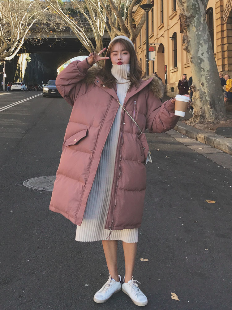 Parka Autumn Winter Jacket Women Clothes Vintage Korean Coat Female Women's Down Cotton Jacket Warm Thick Long Parkas Oversized 201217